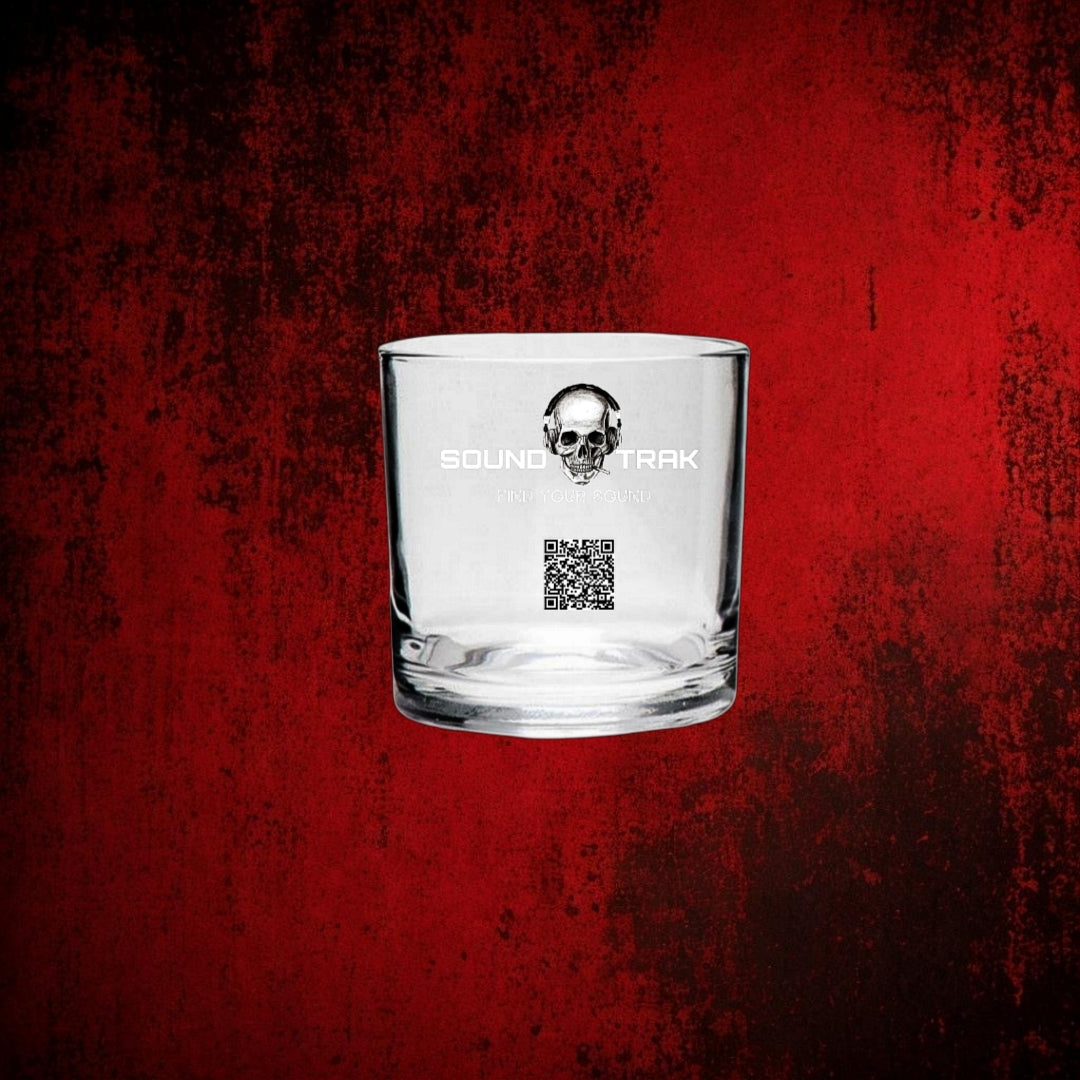 Sound Trak QR Code Whiskey Glasses